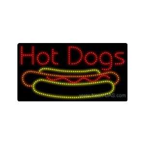 Hot Dogs Outdoor LED Sign 20 x 37