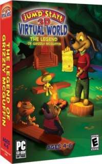 Jumpstart 3D Virtual World The Legend of Grizzly McGuffin [CD ROM 