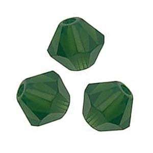  Swarovski Crystal #5301 8mm Bicones Palace Green Opal (8 