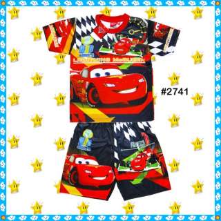 McQueen DISNEY CARS 2 Outfit Set age 1 7 years Baby Kids Boys Clothes 