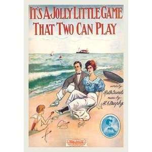    Vintage Art Its A Jolly Little Game   10591 7
