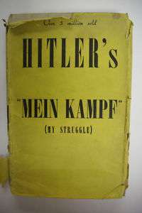 1939 BRITISH MEIN KAMPF *Adolf Hitler *WWII *Holocaust  