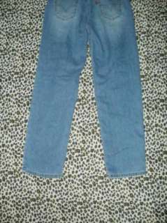   550 petite 6P M stretch RELAXED fit Tapered leg jeans 27x27.5  