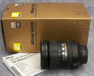 NIKKOR AF S DX VR 18 200mm f/3.5 5.6 G IF ED ø72 Zoom Lens for Nikon 