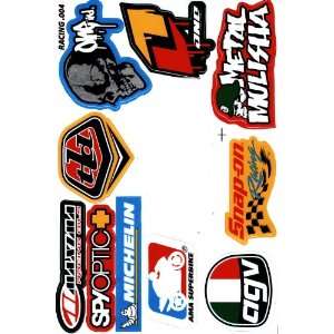  Sponsor Motocross Racing Tuning Decal Sticker Sheet (C 5 