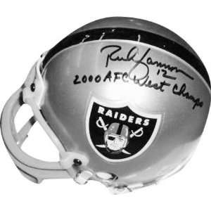   Mini Helmet with 2000 AFC West Champs 