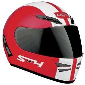  AGV S 4 Helmet   2X Large/Red/White Automotive