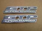 1997 2007 pontiac grand prix gtp supercharged door badges L & R lh rh