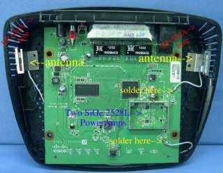 7dBi Antenna Mod Kit for Linksys WRT160N (all versions) Linksys E1000 