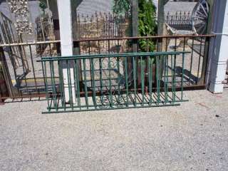 Vintage Wrought Iron Work Fencing From Porch  