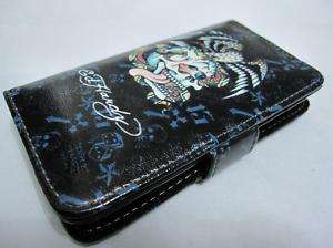 Flip Leather cover case Tattoo for iphone 2G 3G 3GS  