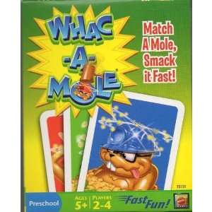    Whac A Mole Card Game Whacamole Ages 5 and Up Toys & Games