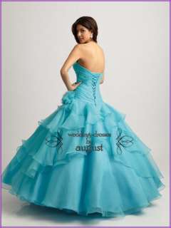 2012 Quinceanera Dress Bridal wedding Dress Prom Ball Party Gown Free 