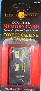   STEWART COYOTE CALLING VOLUME 4 PREYMASTER MEMORY CARD PM 3 & PM 4 NEW