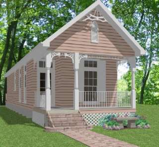 Complete House Plans    832 s/f  3 bed/1 bath cottage    