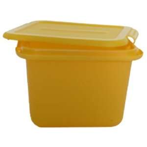 Yellow Large Size Plastic Storage Boxes (7 1/2 x 7 1/2 x 5 1/2)   Sold 