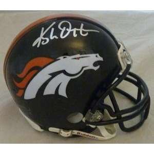  Kyle Orton Signed Mini Helmet   Denver Broncos 