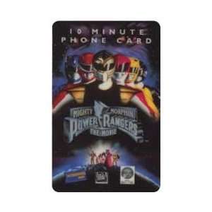   Card 10m Mighty Morphn Power Rangers (The Movie) Blockbuster Video