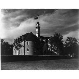 Capitol from S.W., Williamsburg,VA,Virginia,c1935