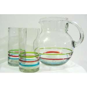 Band Bola Pitcher and Water Glass Set 