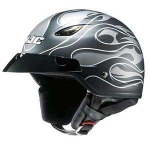    HJC CL 21 Reign Half Helmet   X Small/Flat Black Automotive