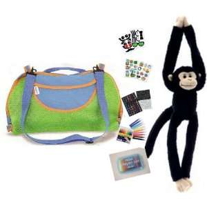 Melissa & Doug Blue / Green Tote for Trunki with Monkey 