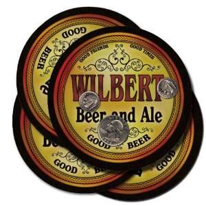  WILBERT Family Name Beer & Ale Coasters 
