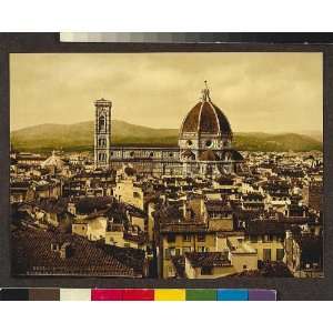  Vintage Travel Poster   The Cathedral panoramic view from 