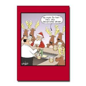  Designated Driver   Set of 12 Risque Cartoon Christmas 