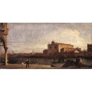  Hand Made Oil Reproduction   Canaletto   24 x 12 inches 