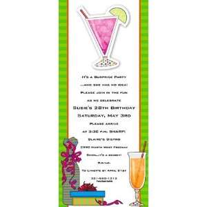  Birthday Cocktail Wigglers Birthday Party Invitations 