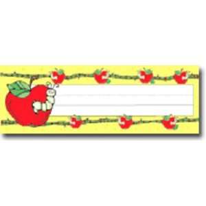  Wiggle Worms Apple Name Plate