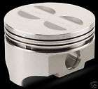Chevy 350 forged Probe flat top pistons L2256F