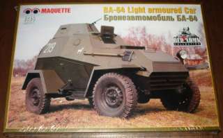 Maquette 135 Soviet Ba 64 Light Armored Car #MQ 3513 ★  