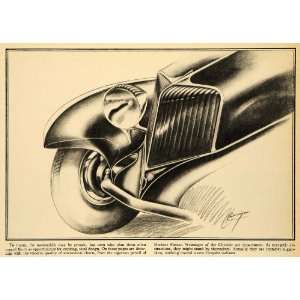  1930 Print Chrysler Herbert Floring Weissinger Sketch 