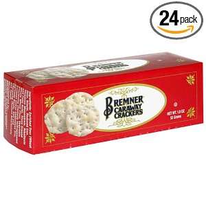 Bremner Caraway Crakers, 1.8 Ounce Boxes Grocery & Gourmet Food