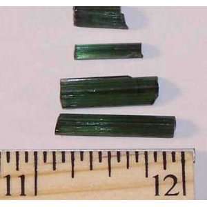  Green Tourmaline Rods (1/2   3/4) Extra Grade   1pc 