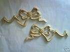 carved wood bow ribbon motif 1pr onlay applique 358 location united 