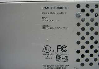 Tripp Lite SmartPro 1400RM2U UPS SMART1400RM2U  
