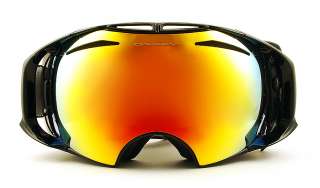   Oakley Airbrake Snow Goggles Jet Black   Fire Iridium Persimmon 57 393