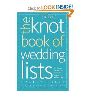    The Knot Book of Wedding Lists [Paperback] Carley Roney Books
