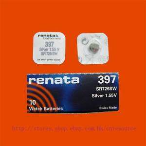 New 1 RENATA SR726SW 397 SR726 Silver Oxide FREESHIP  