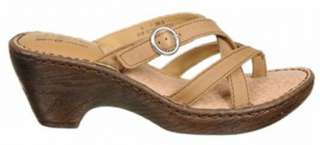 BORN b.o.c. Tan Leather Strappy Sandals  