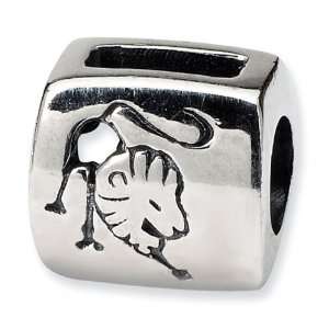  925 Sterling Silver Charm Leo Zodiac Lion Antiqued Bead Jewelry