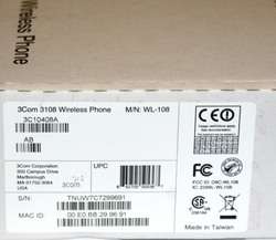 3COM 3108 Wireless Phone 3C10408A VoIP phone IEEE 802.11g (Wi Fi) SIP 