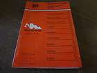 JCB 3C 3D MK III Excavator Loader Parts Book Catalog Manual # 9801 