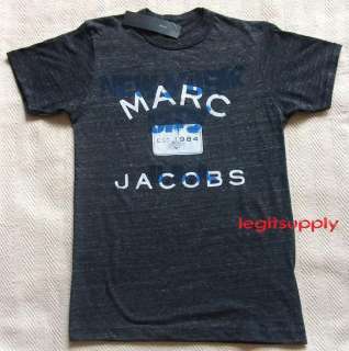MARC M.JACOBS Black USA New York City Tee T Shirt Small  