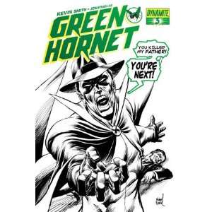   KEVIN SMITH GREEN HORNET #3 CASSADAY B&W VARIANT COVER Toys & Games