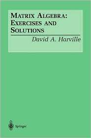   Solutions, (0387953183), David A. Harville, Textbooks   