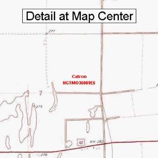  USGS Topographic Quadrangle Map   Catron, Missouri (Folded 